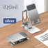 360° Metal Desk Mobile Phone Holder Stand For iPhone iPad Xiaomi Adjustable Desktop Tablet Holder Cell Phone Stand 5.0