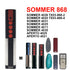 SOMMER 4020 TX03-868-4 4026 4031 Garage Door Remote Control 868mhz Rolling Code Handheld Transmitter APERTO 4025 4021 Gate Opene