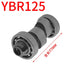 Motorcycle Camshaft Cam Shaft Assy For Yamaha YBR125 Euro 1 2 Bearing Scooter Engine Spare Parts