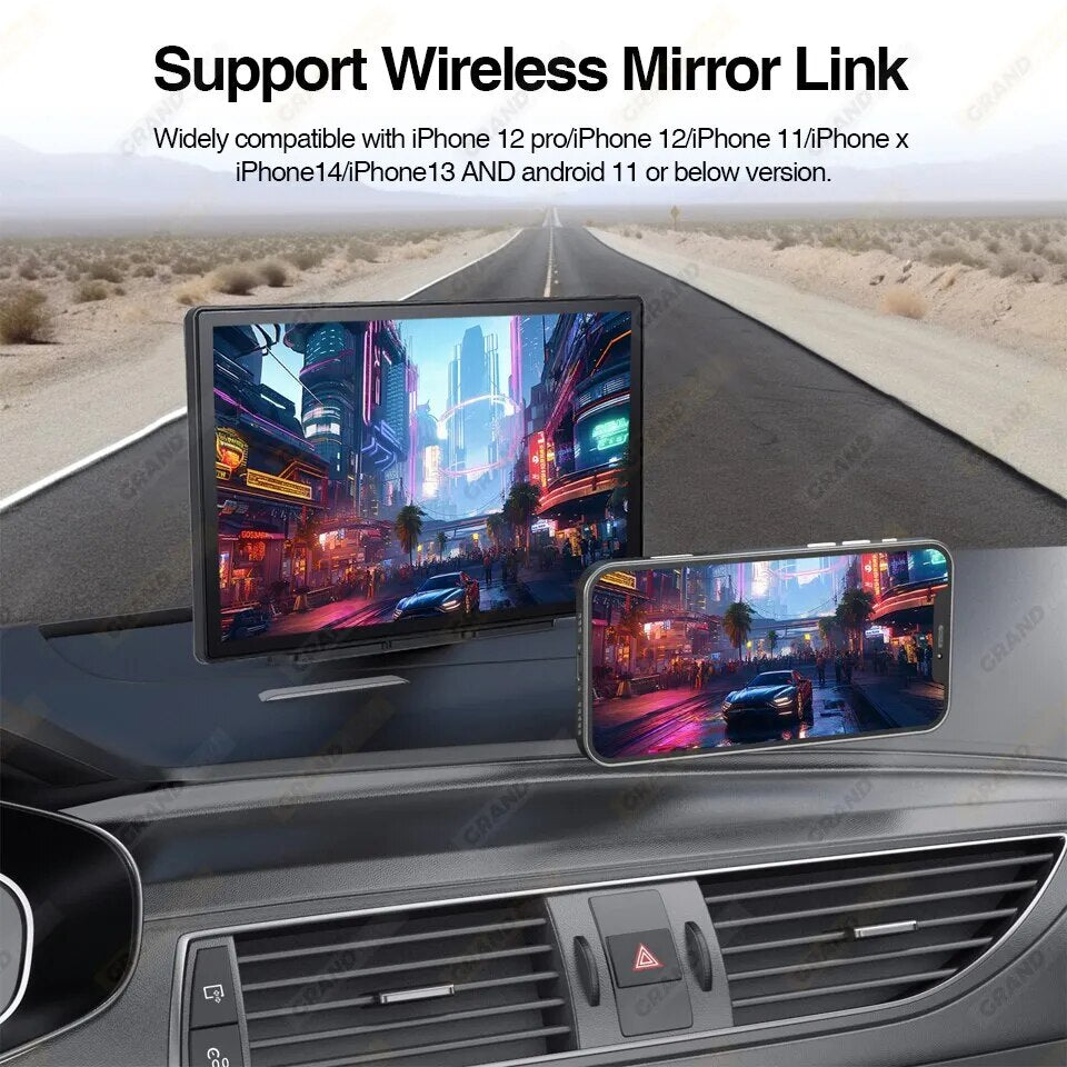 Universal 9 Inch Car Radio Multimedia Video Player Wireless CarPlay Android Auto For VW Nissan Toyota Car Audio Touch Screen