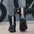 Motorcycle Riding Leather Boots for Men and Women Outdoor Botas Motocross Winter Black Thick Soled Plush Knight Boots