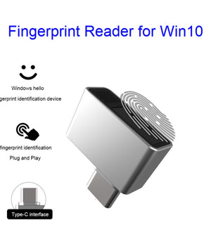 2023 NEW Type C/USB Fingerprint Reader Module for Windows 10 11 Hello Biometric Scanner Padlock for Laptop PC Fingerprint Unlock