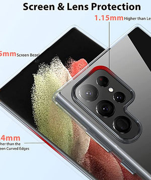 Luxury Transparente Phone Case For Xiaomi Redmi Note 11 10 9 8 7 12 Pro Plus Mi 13 12 10T 11T 12T Pro Shockproof Silicone Cover