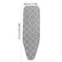 Iron Board Pad Scorch Resistant Replacement Ironing Board Cover Stain Resistant Cotton Padding For Standard Ironing Boards