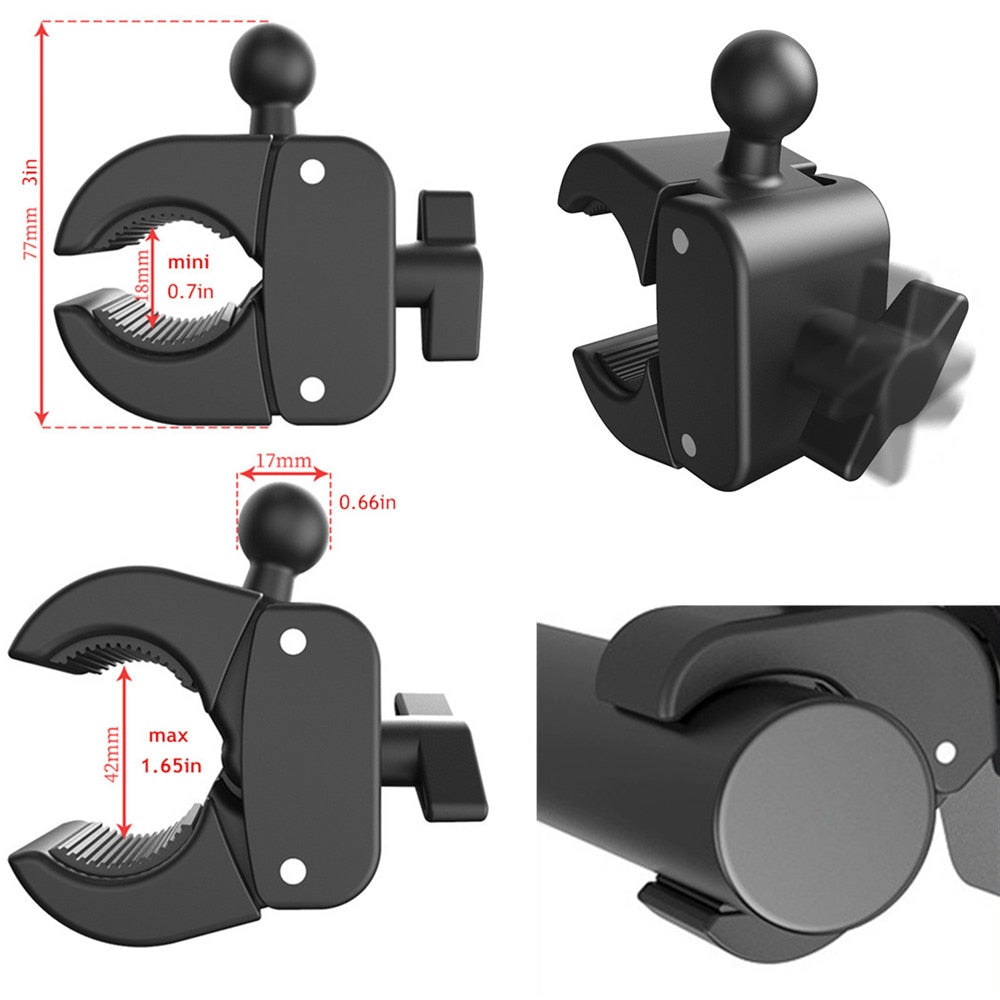 Handlebar Tablet Clamp Mount for 4.7 to 13 inch Motorcycle Bicycle Scooter Clip Phone Holder for iPad 12.9 S8 S7 Fe Plus Stand