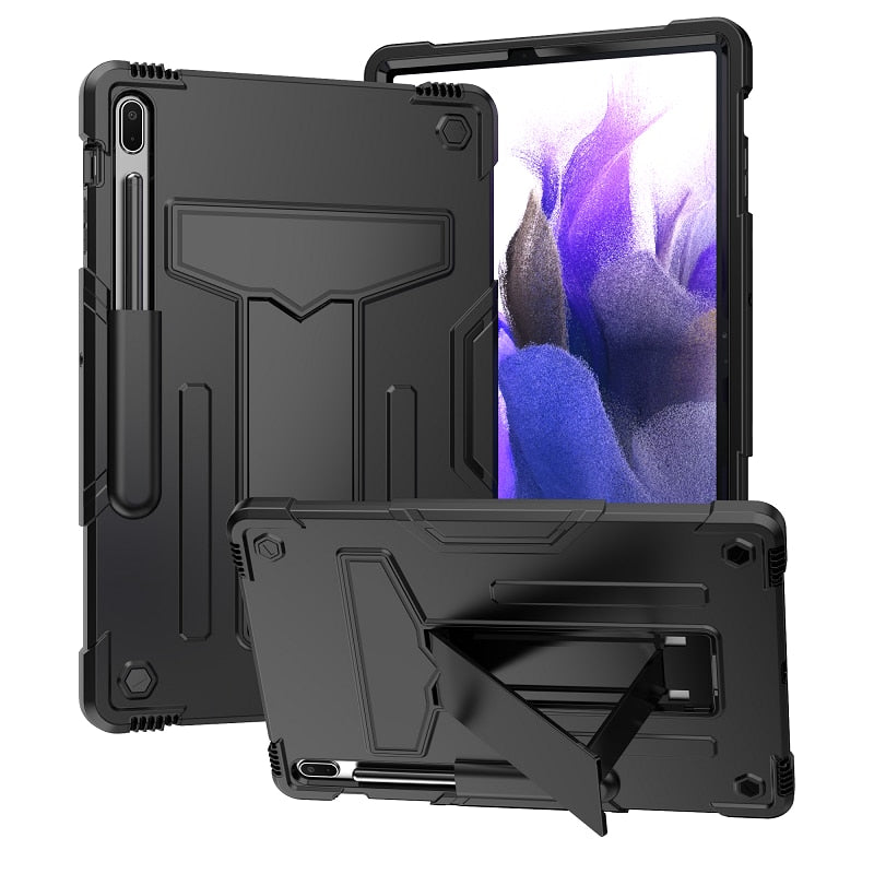 Case for Samsung Galaxy Tab S9 S8 11 Plus 12.4 S7 FE Tablet Cover SM-T970 T870 T730 X700 X800 Hybrid Shockproof wit S Pen Holder