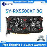 SOYO AMD RX580 5700XT 5500XT 8G graphics card GDDR6 video memory PCIE16x4.0 256-bit 8pin+8pin game card HDMI desktop computer