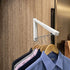 Wall Mounted Clothes Hanger  Drying Rack Folding Clothes Hanger Wall Mount Indoor Amp Outdoor Space Saving Home Laundry Clothes