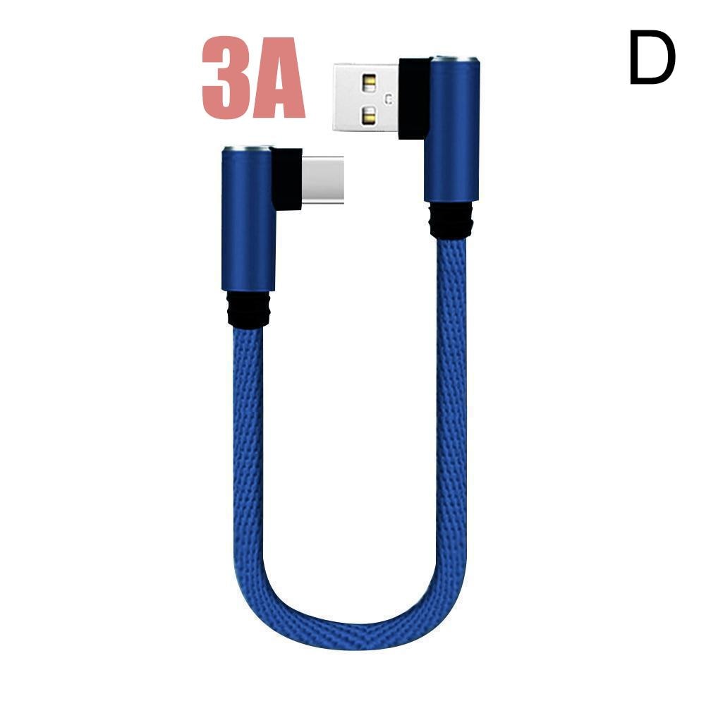 25cm 3A USB Type C Charging Cable USB to Type C Short Charging Cable Micro USB C Phone Charger Cabel For Samsung Huawei iPhone