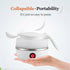 220V 0.6L Foldable Electric Espresso Pots Portable Travel Essentials Kettle Adjust Temperature Coffee Pot Tea Coffeeware Teaware