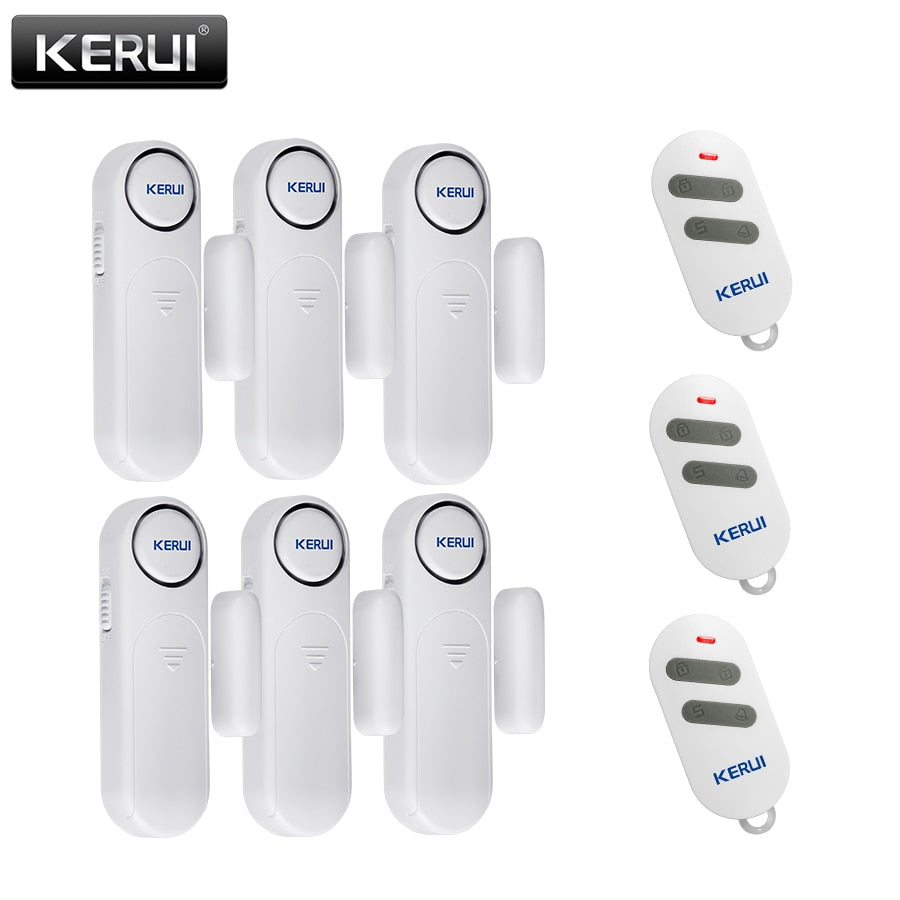 KERUI D131 Wireless Door Window Magnetic Sensor Alarm 120dB Anti-theft 300ft Remote Control Detectors Home Security Alarm System