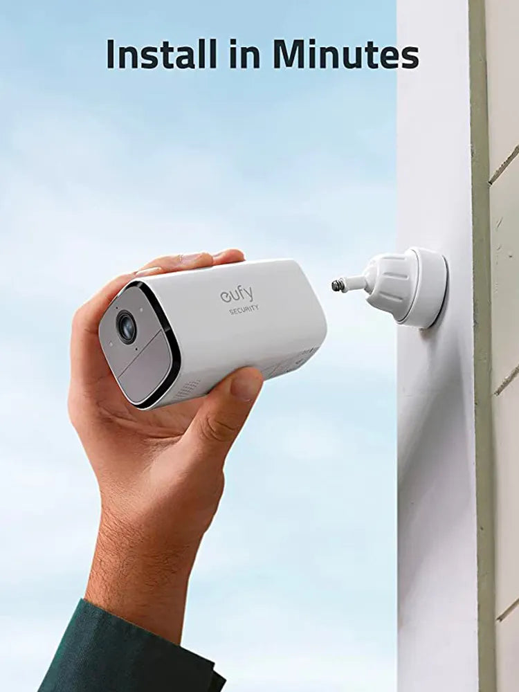 eufy Security SoloCam E40 Outdoor Security Camera Advanced AI Person-Detection Two-Way Audio 2K Resolution Wi-Fi Weatherproof