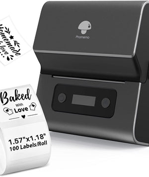 Phomemo M221 Thermal Wireless Label Printer Sticker Mini Printer Barcode Bluetooth Label Maker Price Tag Printers Free APP