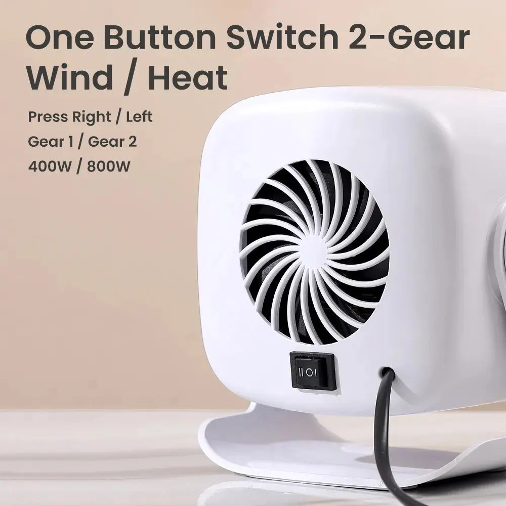 Hot Selling Desktop PTC Heater Portable Mini Electric Hand Leg Feet Warmer Warm Air Blower Fan Heater