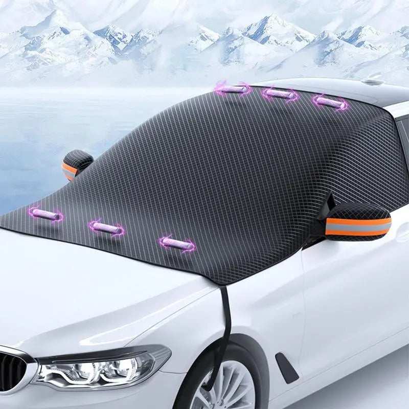 Magnetic Car Front Windscreen Cover Automobile Sunshade Windshield Snow Sun Shade Waterproof Exterior Covers Car Accessories