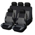 Automobiles Embroidery Car Seat Covers Set Universal Fit Most Cars Covers with Tire Track Detail Styling Car Seat Protector