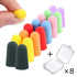 8Pair Soft Silicone Ear Plug Sound Insulation Ear Protection Earplug Anti-noise Plugs Foam Soft Noise Reduction with Storage Box