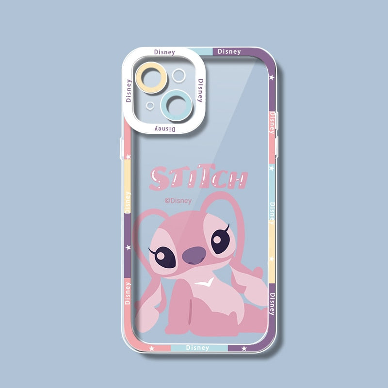 Cartoon Disney Stitch Soft Silicone Case For Huawei P30 Lite P10 Plus P20 P30Lite P40 Lite P50 Pro Y9 Prime 2019 Clear Cover