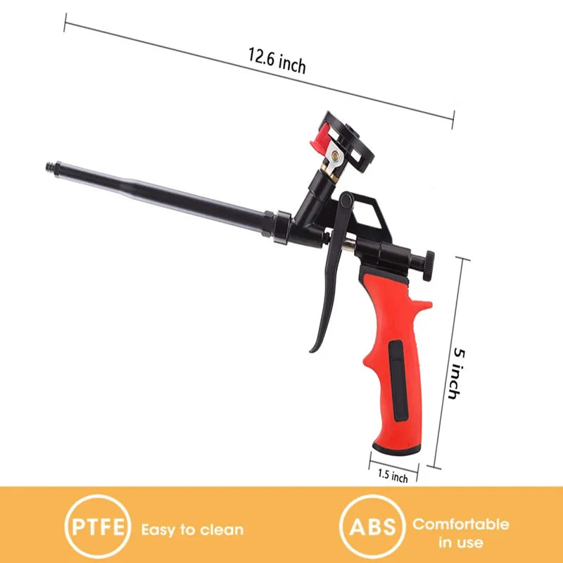 Beautiful Seam Glue Gun With Switch Valve Teflon Spray Gun Foaming Agent No-clean Spray Gun Foam Polyurethane Glue Gun