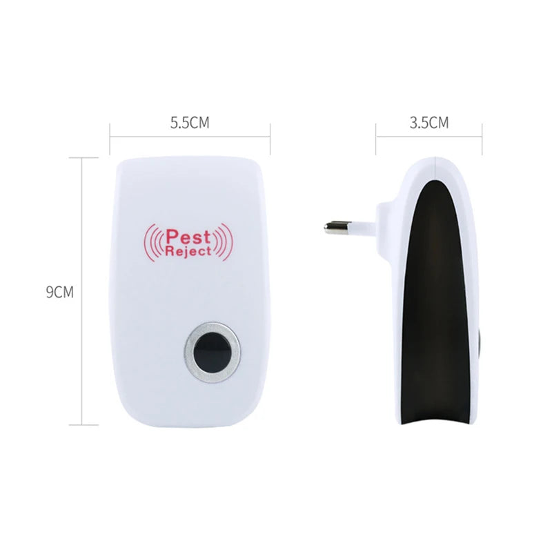 Ultrasonic Pest Reject Anti Mosquito Insect Repeller Rat Mouse Killer Cockroach Non-Toxic Indoor Spider Repellent Household Pest