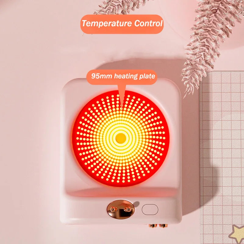 Home Office Thermostatic Heating Coaster Cute TV Warmer Cup Heater Plate Electric Smart Timing 3 Temperature Constant Coffee Mug