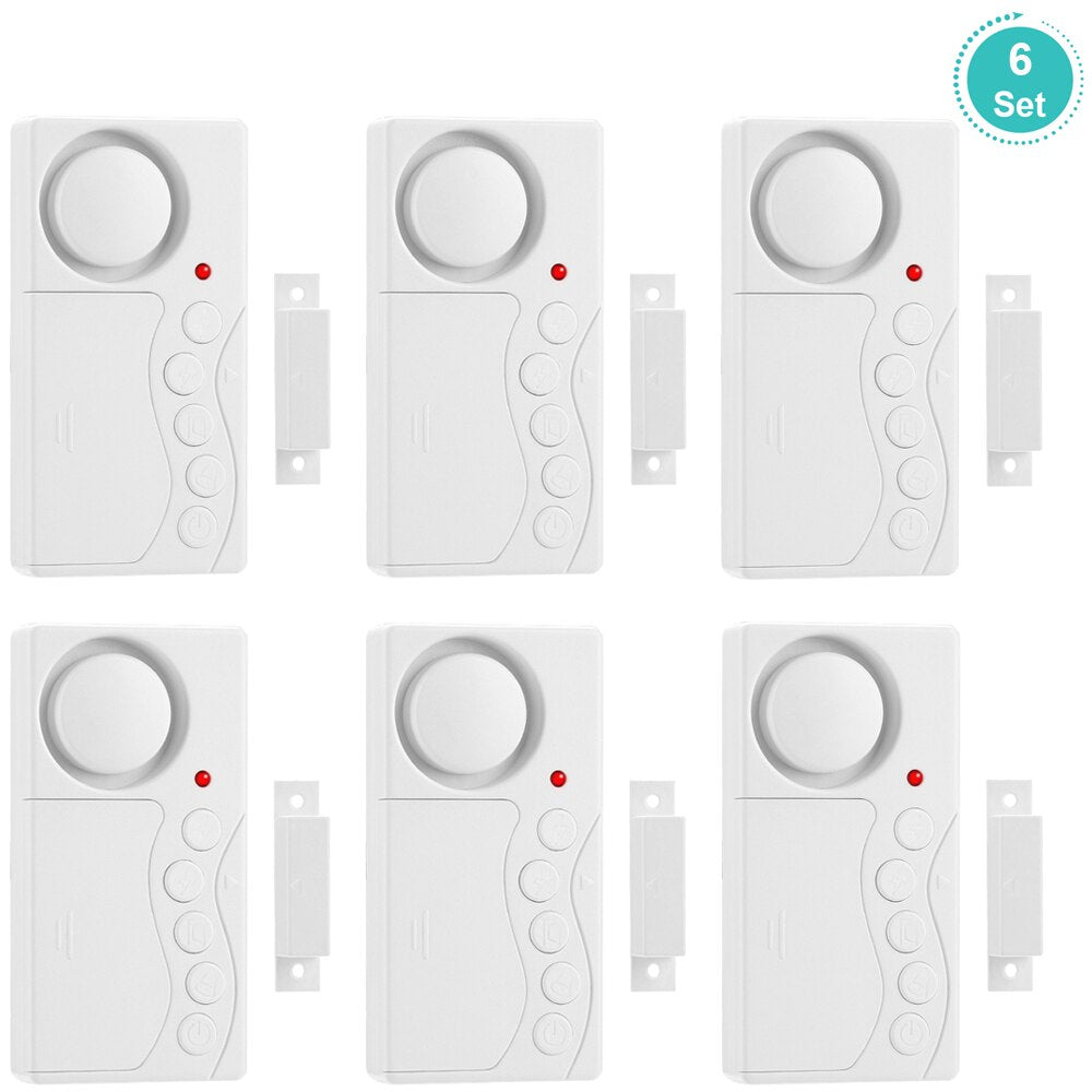 Hollarm Door Opening Sensor Wireless Time Delay Door Alarm Anti-theft Door Window Security Alarm Refrigerator Alarm Door Sensor