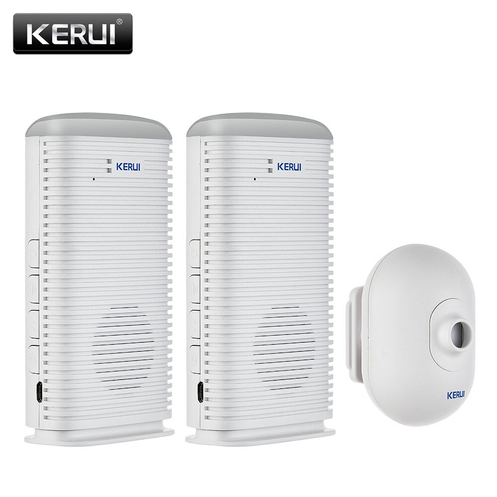 KERUI DW9 Driveway Garage Alarm Wireless Welcome Burglar Passage Detector Outdoor PIR Motion Sensor Alarm Security Protection