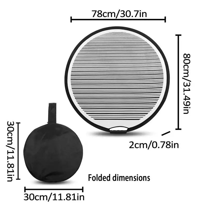 Car Dent Reflector Circular StripedPDR Lined Light Reflector Board Vehicle Dent Penal Body Repair Door Scratch Tool Accessories