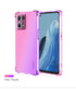 Double Color Gradient Case for Oppo Reno 7 4G 7 Pro 6 5G 6 Lite 7 Lite 5G 7Z 5G Find X5 Lite X3 Lite X3 X5 Pro Cover Silicone