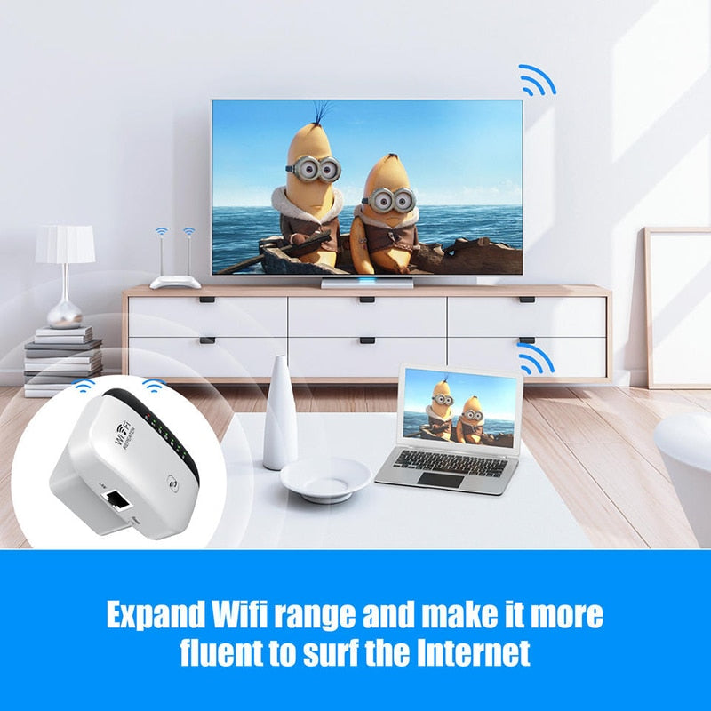 Wireless Wifi Repeater Wifi Range Extender Router Wi-Fi Signal Amplifier 300Mbps Wi Fi Booster 2.4G WiFi Ultraboost Access Point