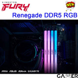 Kingston FURY Renegade DDR5 RGB Memory LGA 1700 AM4 16GB 32GB 6000MHz 6400MHz RAM D5 PC Desktop Motherboard CL 32 GAMING NEW