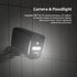 LCLCTEK 4G SIM Battery Powered Security Spotlight WIFI Camera 4MP Floodlight Camera PIR Detection Outdoor Wireless CCTV Camera
