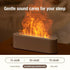 7Colors Lava Flame Humidifier Aroma Diffuser Flame Air Humidifier Ultrasonic Cool Mist Maker Fogger Led Essential Oil Diffuser