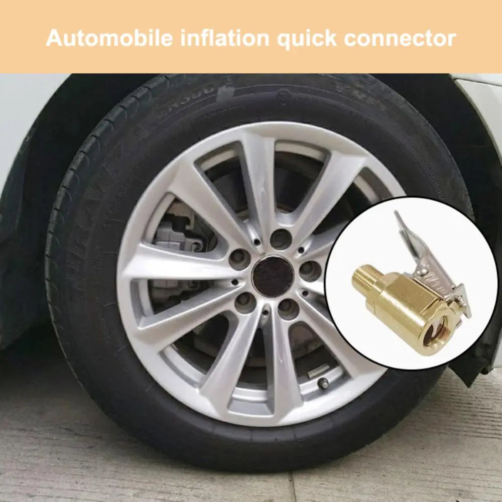 Car Accessories For Compressor Auto Air Pressure Gauge Pump Nozzle Tire Pressure Tire Repair Tools Garage Connector Adapter