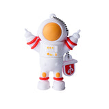 JASTER USB flash drive Astronaut Pen drive cute cartoon model Memory stick Creative gifts for children 64GB 32GB Free key chain