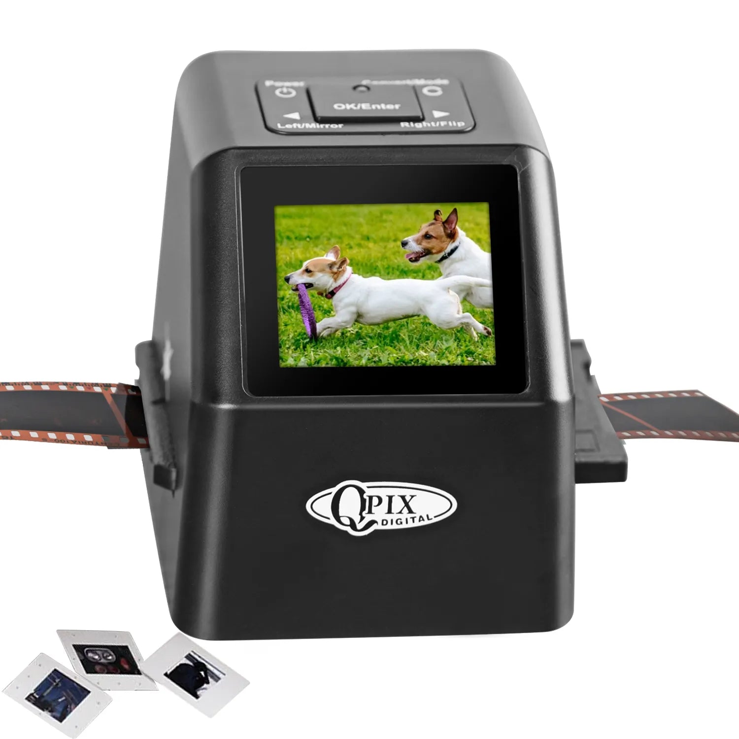 Portable Digital Film Scanner Convert 35mm 135 110 126KPK Super 8 Slides & Negatives to 22 Mega Pixels JPEG 2.4"LCD Screen