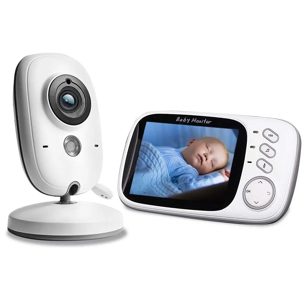 VB603 3.2'' Video Baby Monitor Two-way Audio Night Vision 2.4G Mother Kids Pet Surveillance Camera Temperature Monitoring Screen