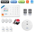 KERUI W181 Tuya Smart Home WIFI GSM Alarm System Burglar Home Security Alarm App Control Motion Sensor 6 Languages Garage alarm