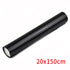 20cm*150cm Car Front Windscreen Solar Protection Black Transparent Solar Film Anti-UV Sun Shade UV Protection Rating 99%