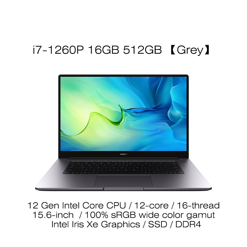 2021 HUAWEI MateBook D15 15.6" i5-1155G7/i7-1195G7 8GB/16GB 512GB Laptop Intel Iris Xe Graphics Netbook  Eye-protecting Computer