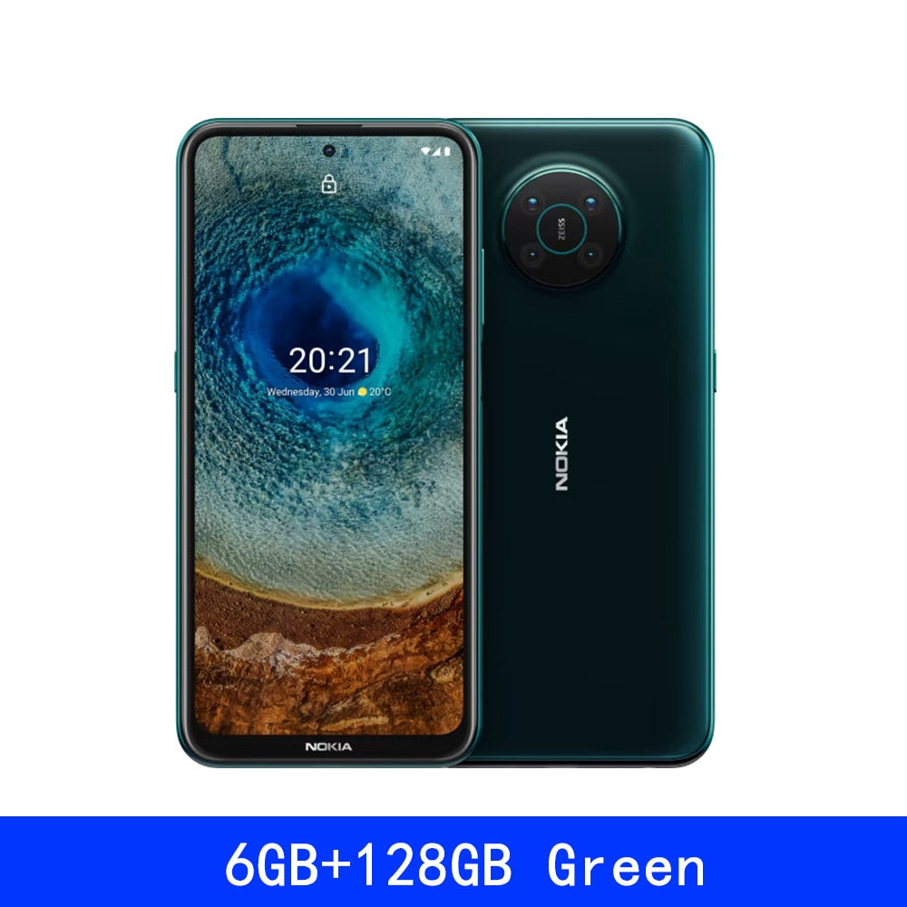 Nokia X10 5G Smartphone 6GB 128GB 6.67 inch FHD+ Display 4470mAh Battery Snapdragon 480 IP52 48MP Quad Camera  2 SIM Card