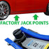 1pc Floor Slotted Car Rubber Jack Pad Frame Protector Adapter Jacking Tool Pinch Weld Side Lifting Disk