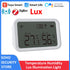 Tuya WiFi Zigbee LCD Temperature Humidity Sensor Lux Light Detector Indoor Hygrometer Thermometer ZigBee3.0 Hub Required