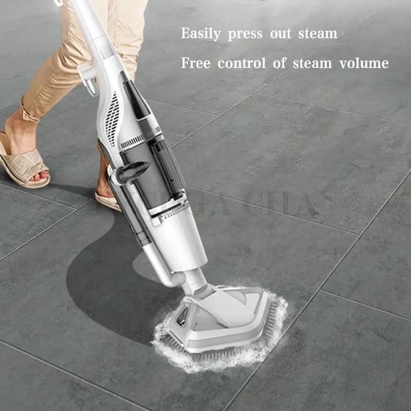 Steam Mop Non-Wireless Household Suction Mop All-in-One Vacuum Cleaner Two-in-One Electric Mop Floor Cleaner Machine for Home