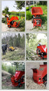 Garden Tree Branch Crusher Machine Chipper Shredder Electric Diesel Gasoline Wood Power Origin Cutting Type Speed Product