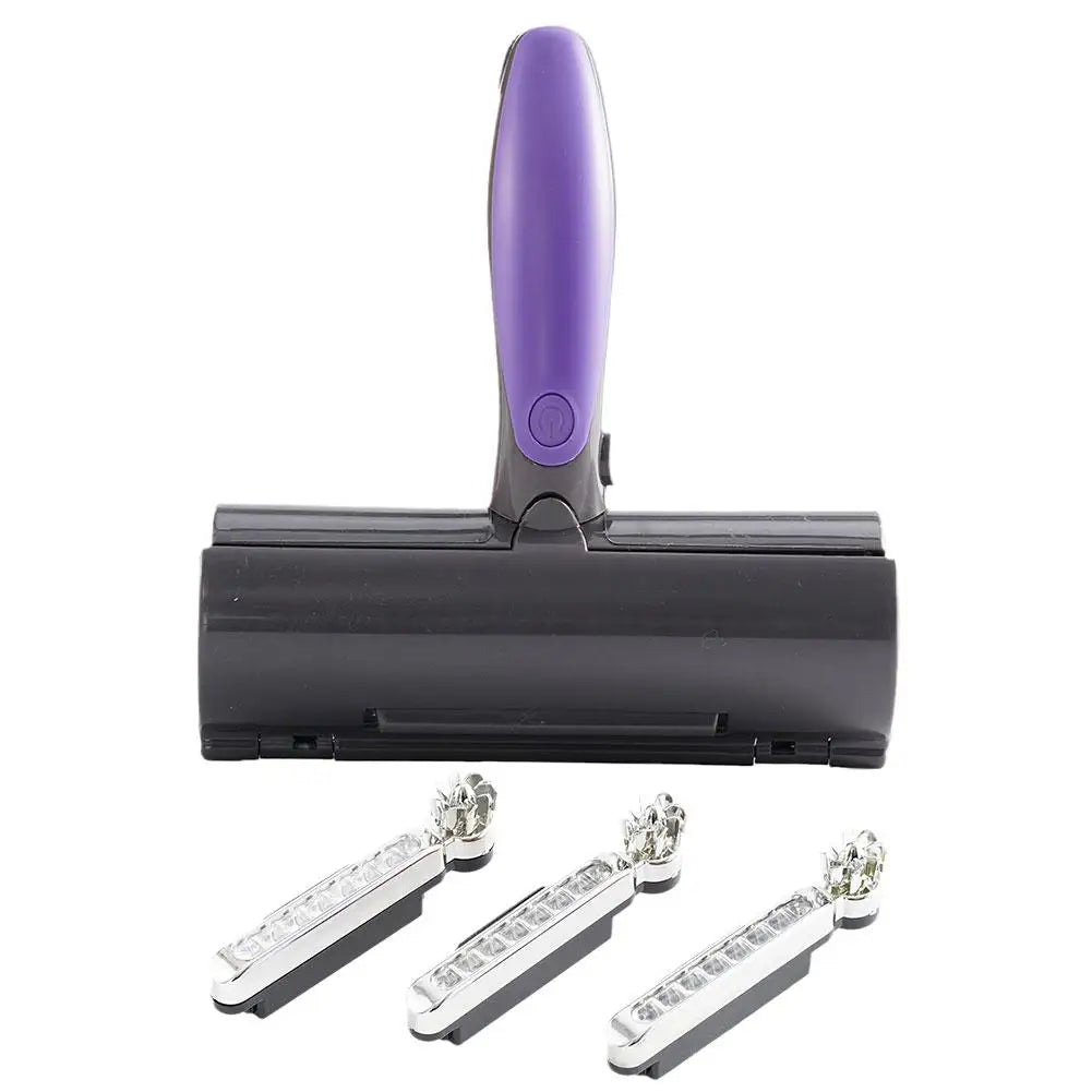 Electric Pet Hair Remover Brush Reusable Sofa Clothes Lint Fur Hair Floating Roller Cleaner Household Cleaning Accessories