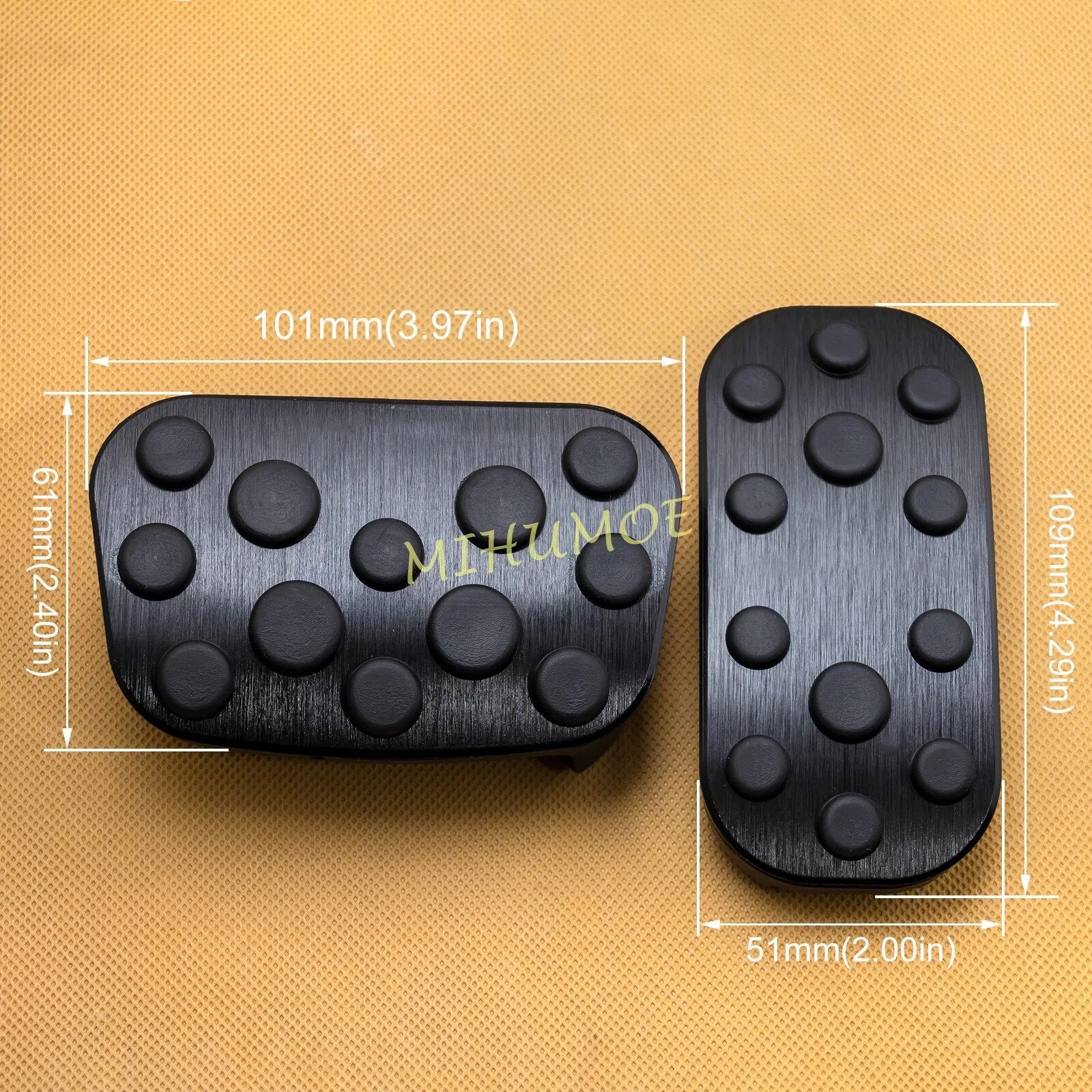 For Toyota C-HR CHR 2017-2023 Automatic Car Foot Brake Gas Pedal Pad Cover Trims Accessories