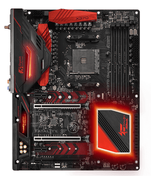 AMD X370 Motherboard ASRock Fatal1ty X370 PROFESSIONAL GAMING Socket AM4 4×DDR4 64GB PCI-E 3.0 M.2 USB3.1 ATX