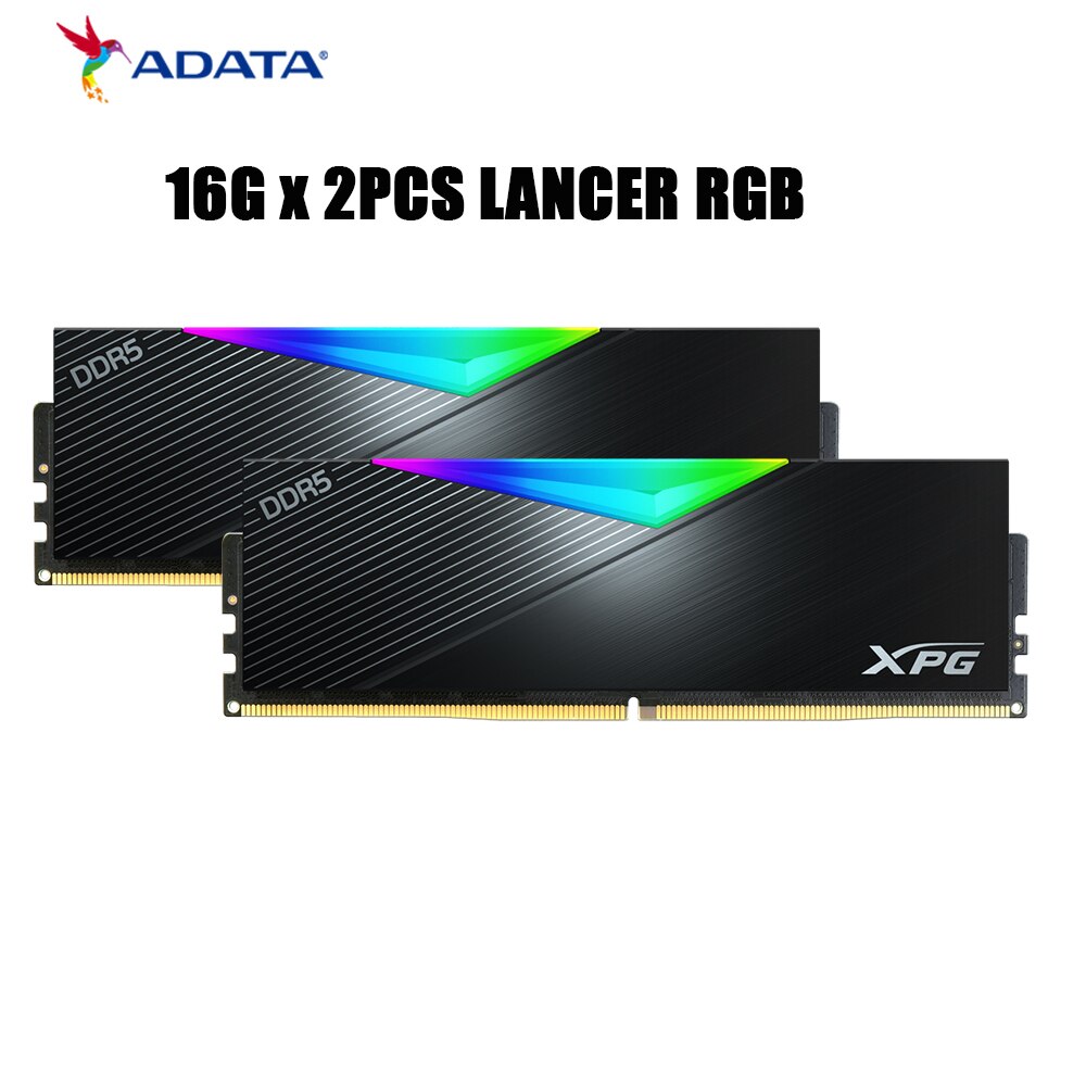 AData XPG LANCER RGB DDR5 16GBX2 5200MHZ C36 6000MHZ  7200MHZ CL34 Memory memoria ram xpg Computador Desktop PC New