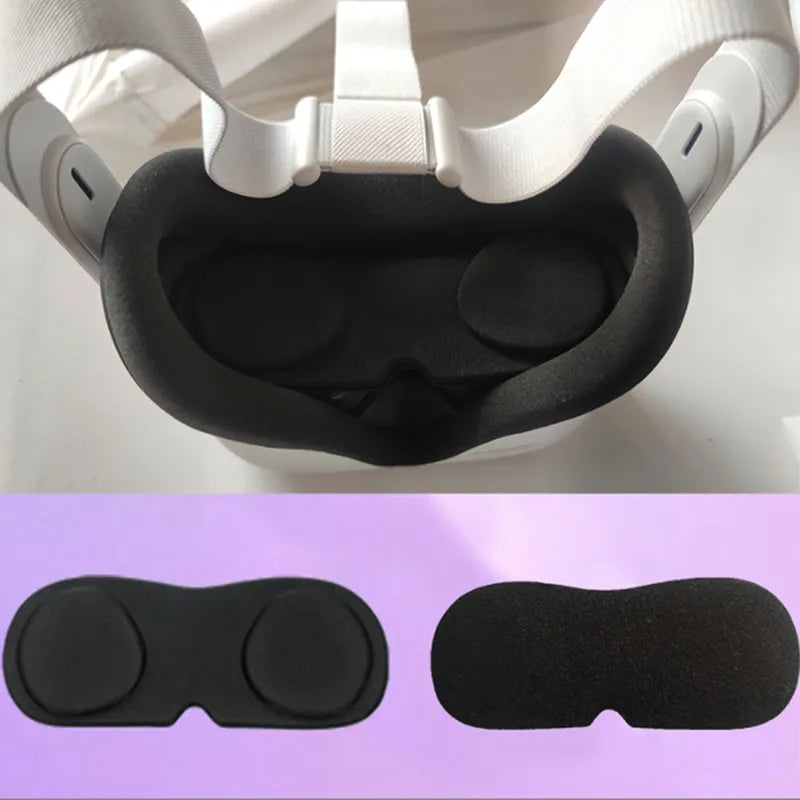 1PC 15*6cm Black Lens Cover Pad Case Protection for Oculus Quest 2 All-In-One Gaming VR Glasses